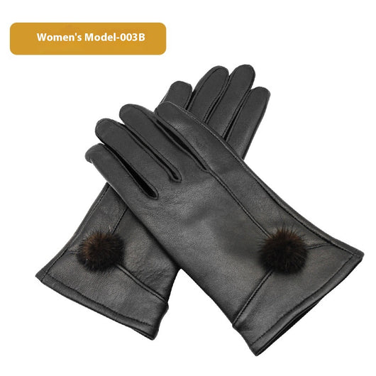 Guantes de Cuero para Mujer Invierno - Forro Polar, Impermeables y Táctiles - Image 21
