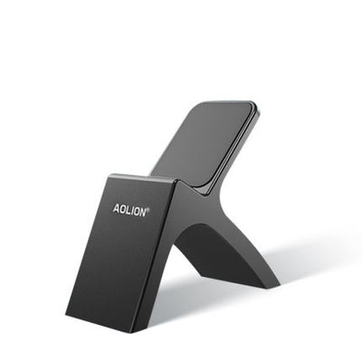 Black AOLION universal gamepad stand made of ABS plastic, designed to hold a game controller upright. - Image 17