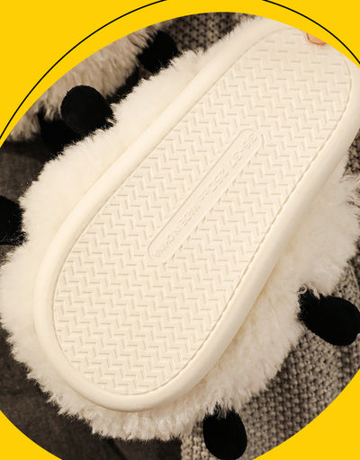 Pantuflas de Algodón Cordero Suave para Mujer Invierno - Image 7