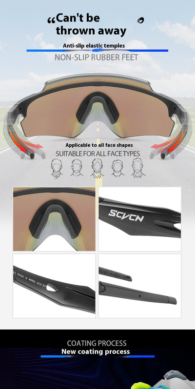 Gafas Deportivas con Lentes Integradas Protección Antiviento - Image 14