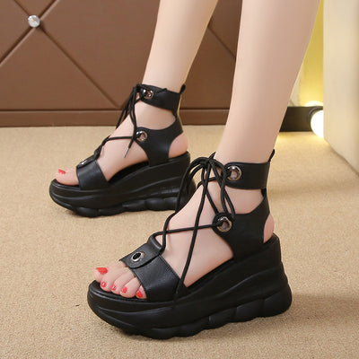 Sandalias Tipo Pez con Plataforma Elevadora - Cuña Cómoda Multiuso - Image 6