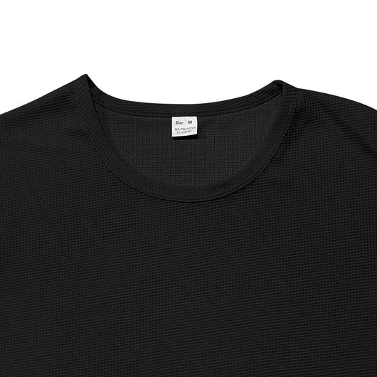 Polera Cuello Redondo Textura Waffle para Hombre - Image 17