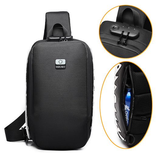 Bolsa Pecho Hombre Estilo Urbano - Mensajero Trendy de Marca - Image 3
