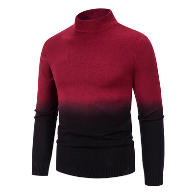 Suéter Térmico Degradado Cuello Medio para Hombre - Image 4