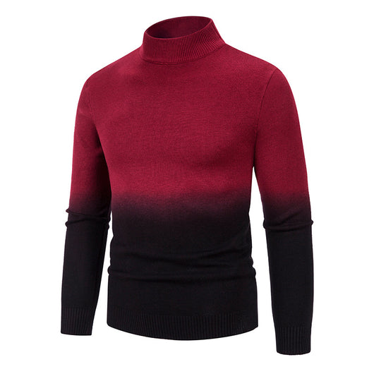 Suéter Térmico Degradado Cuello Medio para Hombre - Image 4