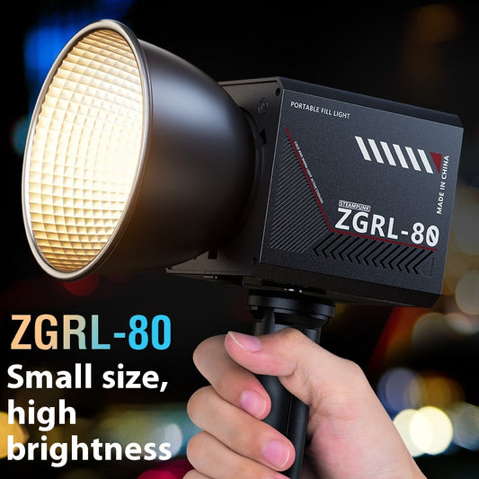 Luz de Relleno COB 80W Portátil de Alta Potencia