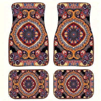 Juego de Tapetes para Auto Estilo Bohemio Retro - Image 18