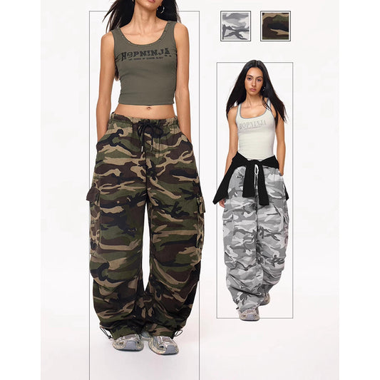 Pantalones Deportivos Anchos y Versátiles para Mujer - Image 2