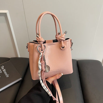 Bolso Bandolera de Moda para Mujer - Bolsa Bucket Portátil - Image 7