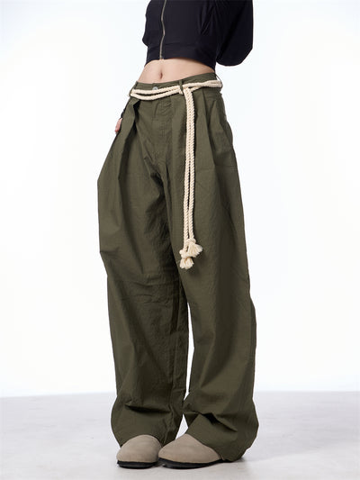 Pantalones Casuales Retro con Diseño Texturizado Machete - Image 10
