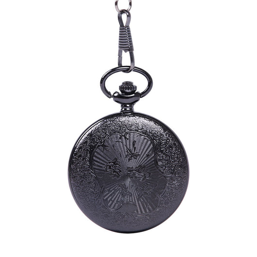 Reloj de Bolsillo Clásico con Grabado de Encaje Romano - Image 9