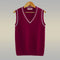 Men's Thick V-Neck Wool Vest