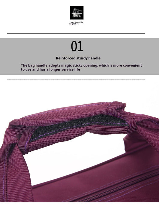Maleta Trolley de Tela Oxford Plegable para Viajes - Image 15