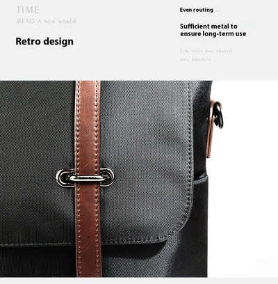 Bolsa Bandolera Casual de Lona para Hombre - Image 18