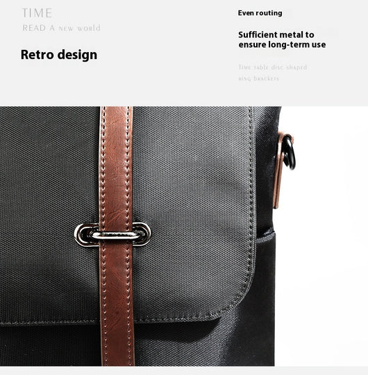 Bolsa Bandolera Casual de Lona para Hombre - Image 18
