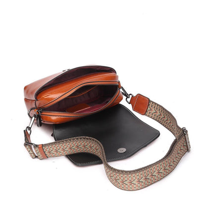 Bolso Crossbody de Cuero para Mujer con Cierre de Cremallera - Image 22