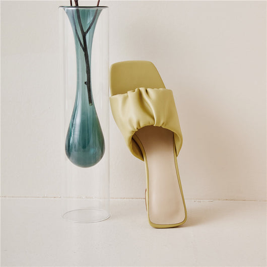 Chanclas de Tacón Medio Grueso - Comodidad y Estilo - Image 16