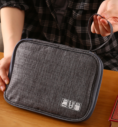 Bolsa Organizadora de Accesorios Digitales de Doble Capa Protectora Portátil - Image 14