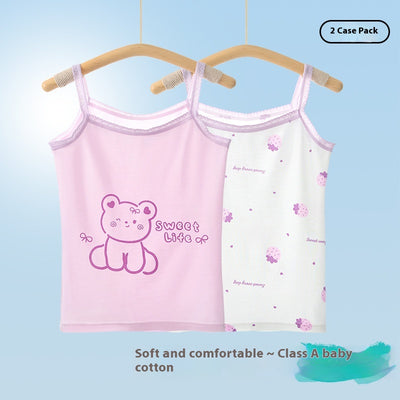 Camiseta Tirantes de Algodón para Niñas - Talla Grande - Image 7