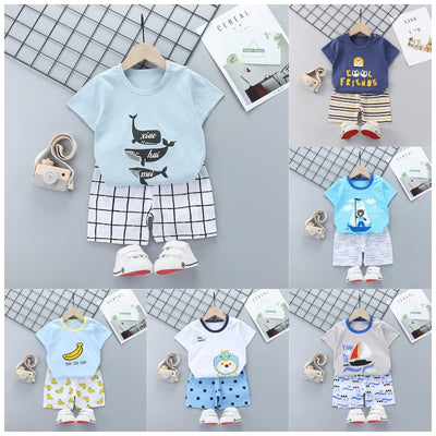Conjunto de Verano para Niños en Algodón Puro con Manga Corta - Image 13