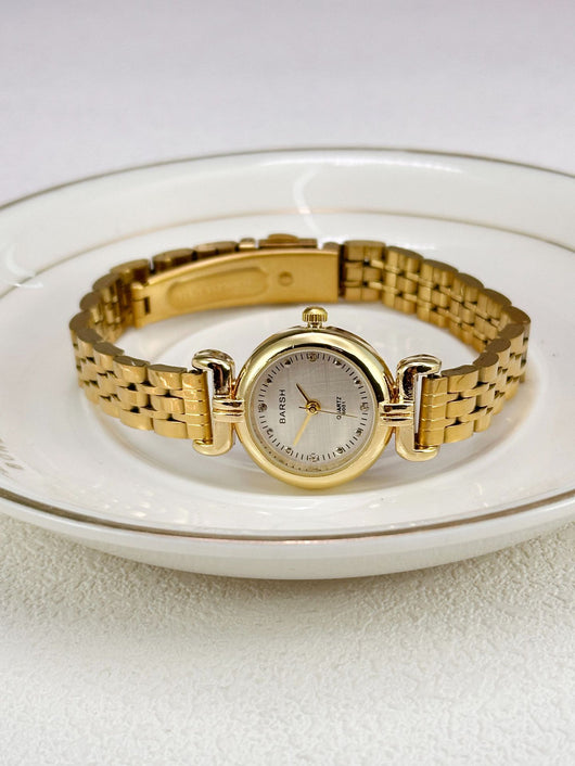 Reloj Dorado para Mujer Estilo Vintage con Pulsera de Acero - Image 12