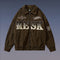 Cardigan Deportivo con Letras Bordadas - Estilo Americano