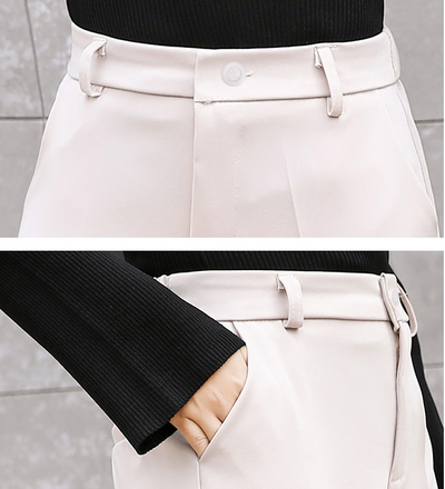 Pantalón de Talle Alto Recto con Bota Ajustada para Mujer - Image 17