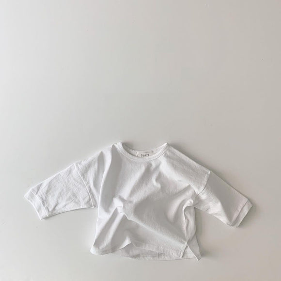Camiseta Infantil Manga Larga en Colores Pastel