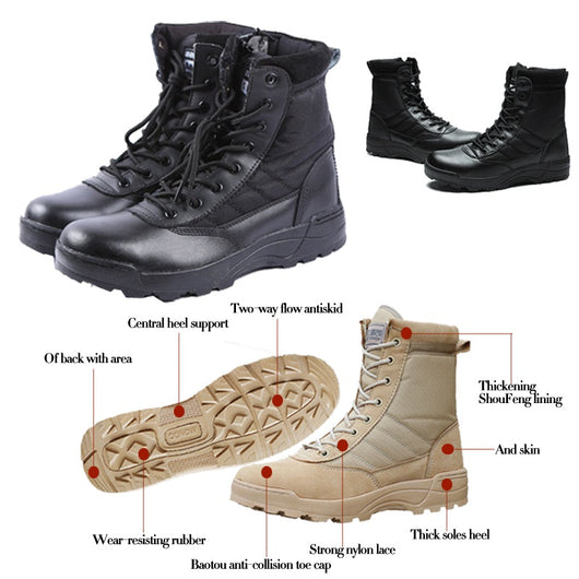 Botas Tácticas Altas Transpirables para Clima Cálido - Image 6