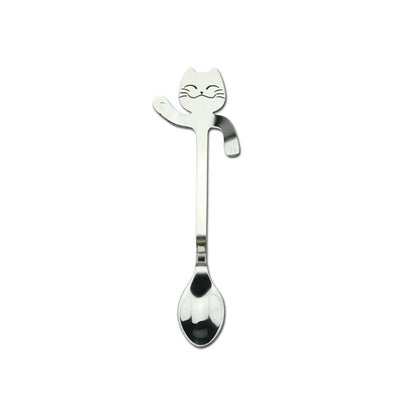 Cucharilla de Café con Mango de Gato Divertido en Acero Inoxidable 304 - Image 19