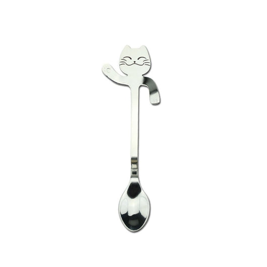 Cucharilla de Café con Mango de Gato Divertido en Acero Inoxidable 304 - Image 19