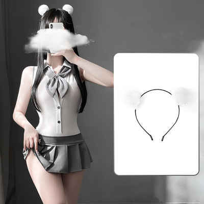 Conjunto Bodysuit Preppy Escotado para uso en Ecuador - Image 9