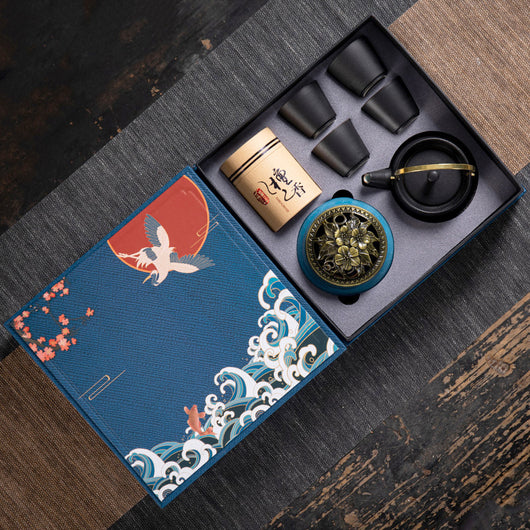 Juego de Té Kung Fu en Caja de Regalo - Cerámica Premium para Negocios - Image 12