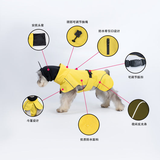 Poncho Impermeable Universal para Perros Pequeños y Medianos - Image 3