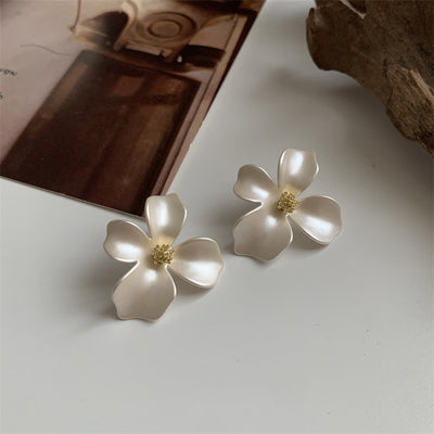 Aretes Retro Flores Pintadas a Mano - Diseño Francés Personalizado - Image 3