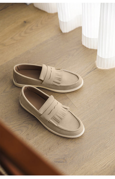 Mocasines de Cuero Mate para Hombre - Calzado Slip-on Elegante - Image 14