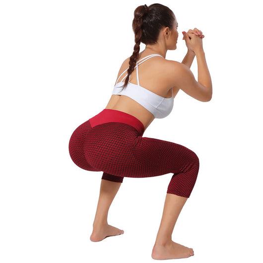 Pantalones de Yoga Cortos y Ajustados Efecto Durazno - Image 37