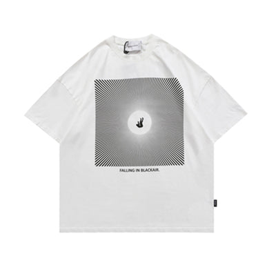 Camiseta Oversize Hip-hop de Manga Corta - Estilo Urbano Contemporáneo - Image 13