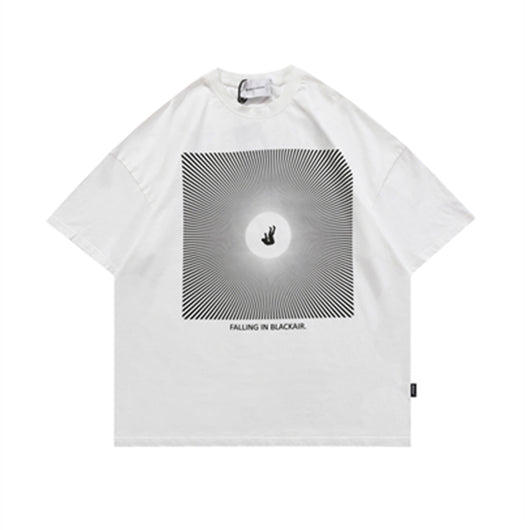 Camiseta Oversize Hip-hop de Manga Corta - Estilo Urbano Contemporáneo - Image 13