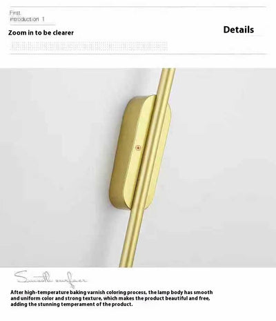 Lámpara de Pared Minimalista Lineal para Dormitorio - Image 11