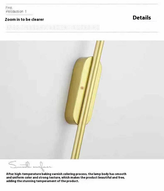 Lámpara de Pared Minimalista Lineal para Dormitorio - Image 11