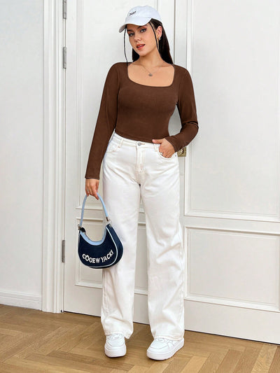 Blusa Elegante Ajustada de Manga Larga Efecto Reductor - Image 15