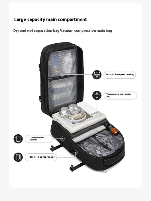 Mochila Trolley Expandible de Gran Capacidad para Viajes de Negocios - Image 19