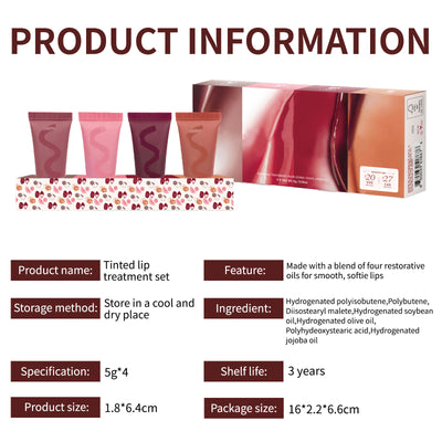 Set de Bálsamos Labiales Colorados Nutritivos e Hidratantes - Image 6