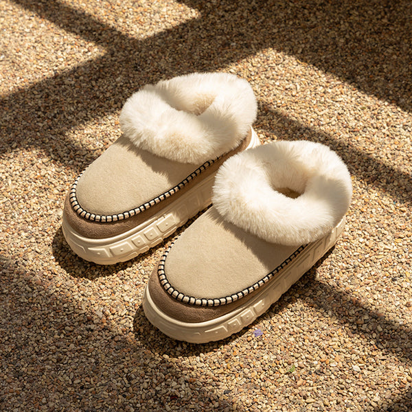 Zapatos de Plataforma para Mujer con Tacón Cubierto y Algodón - Image 4