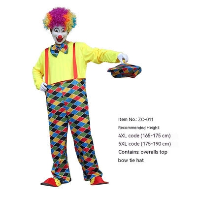 Disfraz de Payaso para Adultos y Niños - Traje Completo para Escenario - Image 12