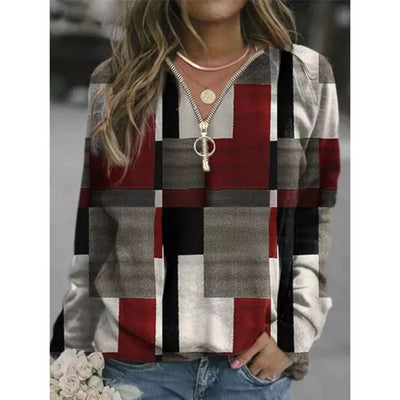 Suéteres Cuadriculados y Chaquetas Fleece para Mujer - Image 10