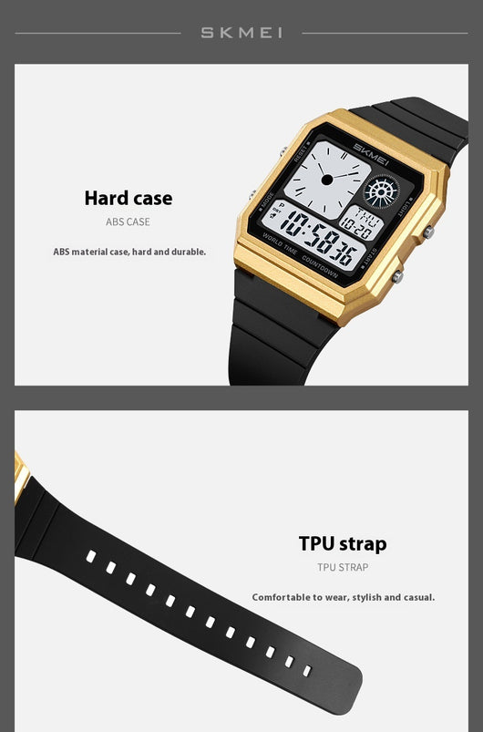 Reloj Deportivo Electrónico Resistente al Agua Multifuncional para Hombre - Image 31