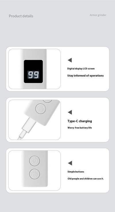 Cortauñas Eléctrico para Mascotas con Luz LED y Cubierta Protectora - Image 19