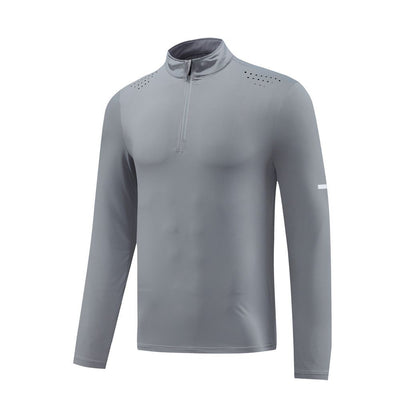 Camiseta Deportiva de Manga Larga Elástica Secado Rápido para Hombre - Image 8